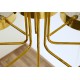 Lampada da Soffitto Art. 1700 - 8 DIFFUSORI - Ottone / Vetro Opalino