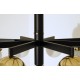 Ceiling Lamp Art. 1705 - 17 DIFFUSERS - Brass / Opaline Glass