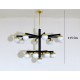 Ceiling Lamp Art. 1705 - 17 DIFFUSERS - Brass / Opaline Glass
