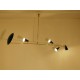 Ceiling Lamp - Art. 1704 - 4 DIFFUSERS - Brass / Metal