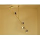 Ceiling Lamp - Art. 1704 - 4 DIFFUSERS - Brass / Metal