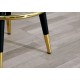 Sgabello in Velluto - Art. 1708 - Struttura Metallo - AZZURRO