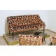 SOFA 2 Seater, Art. 1063 - 100 % Cotton - Velvet BROWN Color