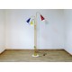 Floor Lamp, Art. 1075, 3 LAMPSHADES - Brass / Metal / Marble