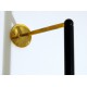 Wall Lamp Art. 1718 - 4 DIFFUSERS Articulated - Brass