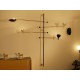 Wall Lamp Art. 1718 - 4 DIFFUSERS Articulated - Brass