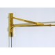Wall Lamp Art. 1721 - FLEXIBLE ARM - Brass Structure