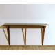 Console Table Art. 1065 - Brass Structure - Crystal Top
